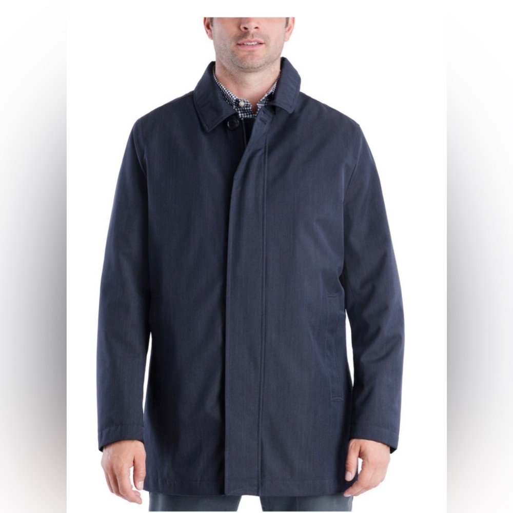 Michael Kors Mens Navy Raincoat 40R